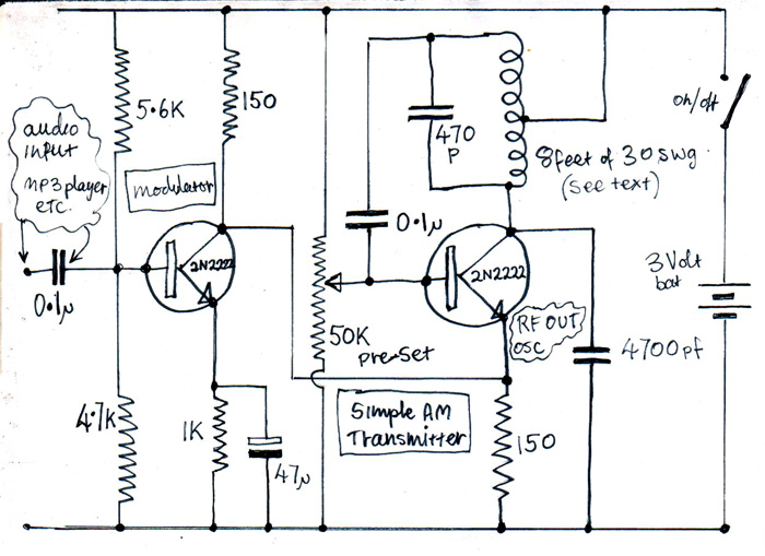Am Transmitter Circuit Diagram